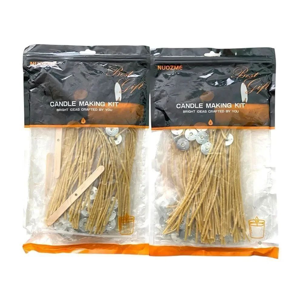 NEW Candle Making Kit - Natural Tan Hemp Wicks for Candles Bundle of 2 Bags